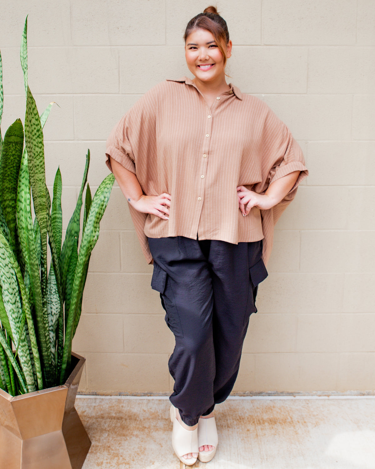 Merill Top - Taupe