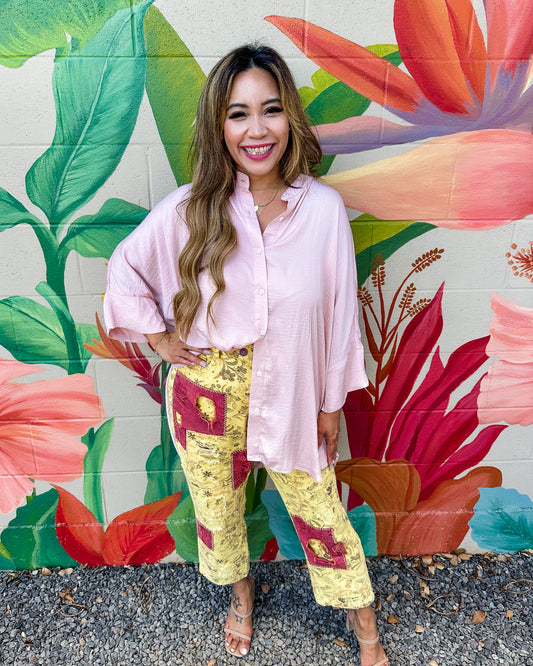 Raelynn Blouse - Blush (M)