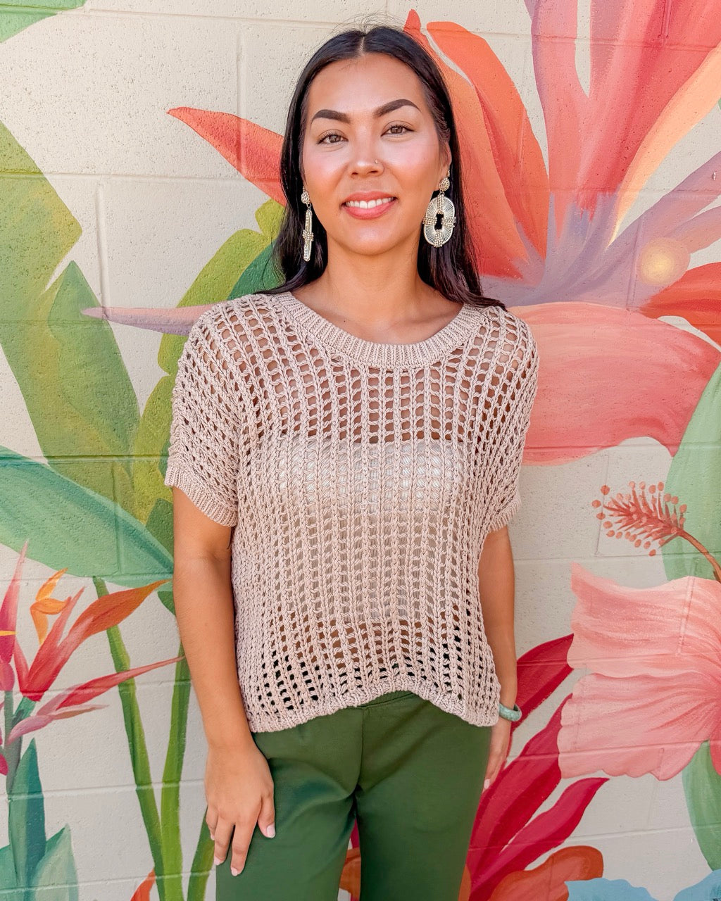 Wade Top - Taupe