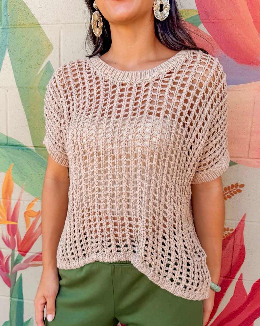 Wade Top - Taupe
