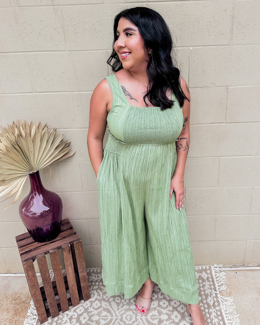 Jessenia Jumpsuit - Sage