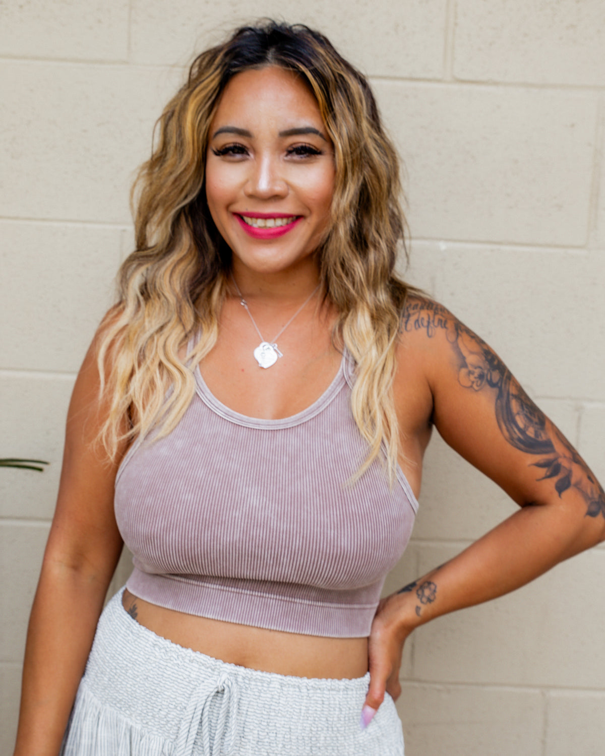 Mirabel Tank - Washed Mocha