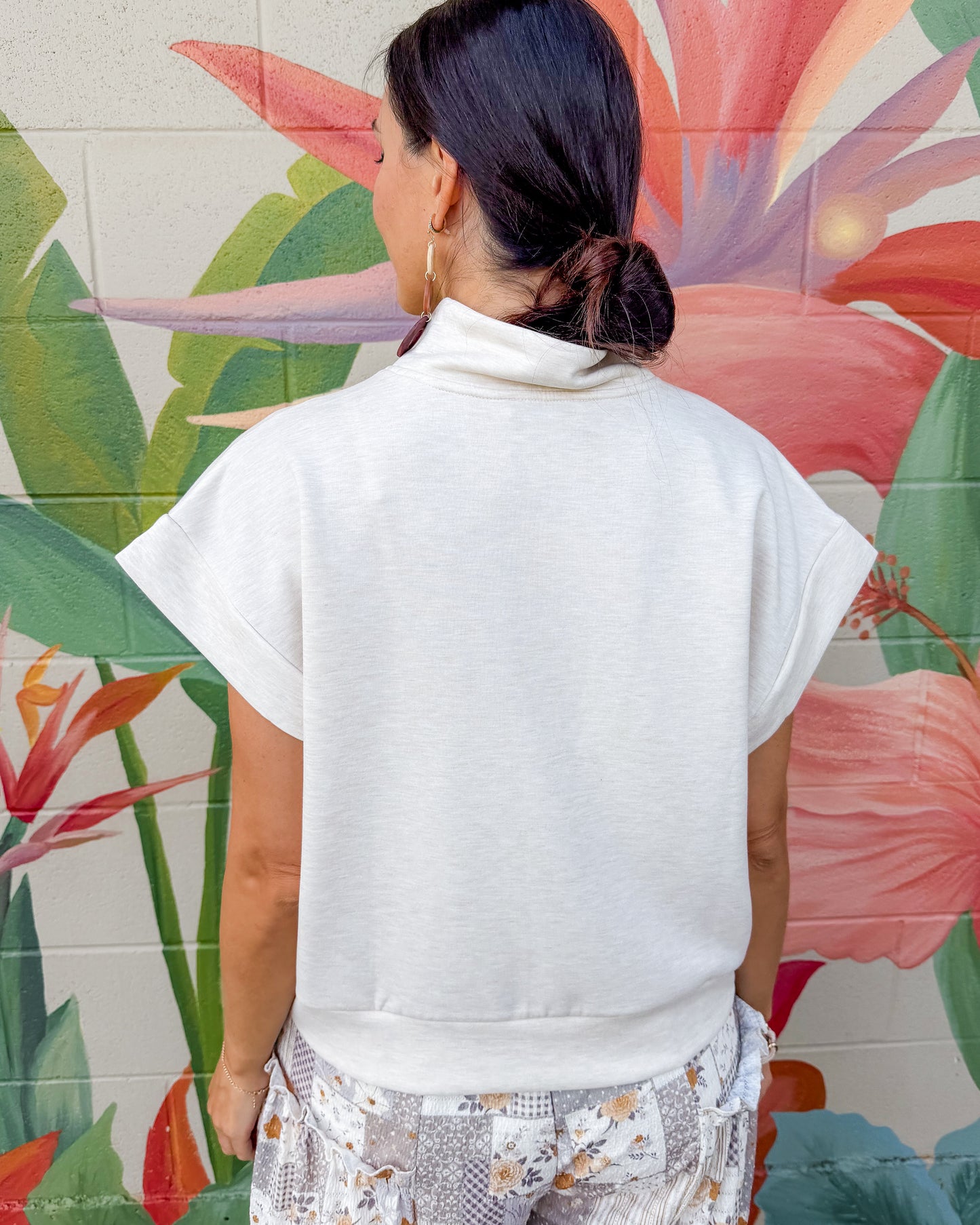 Jayla Top - Heather Beige