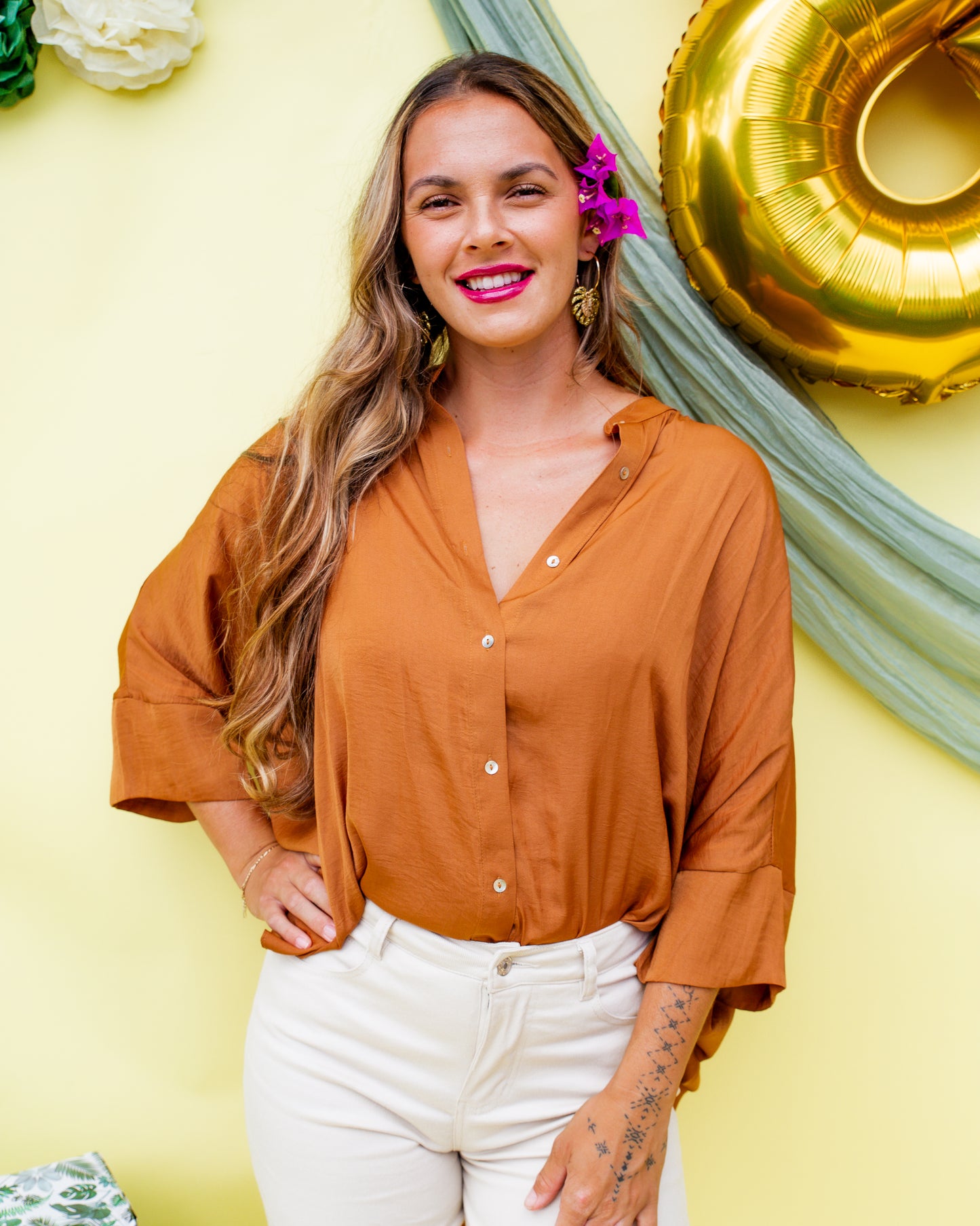 Raelynn Blouse - Copper