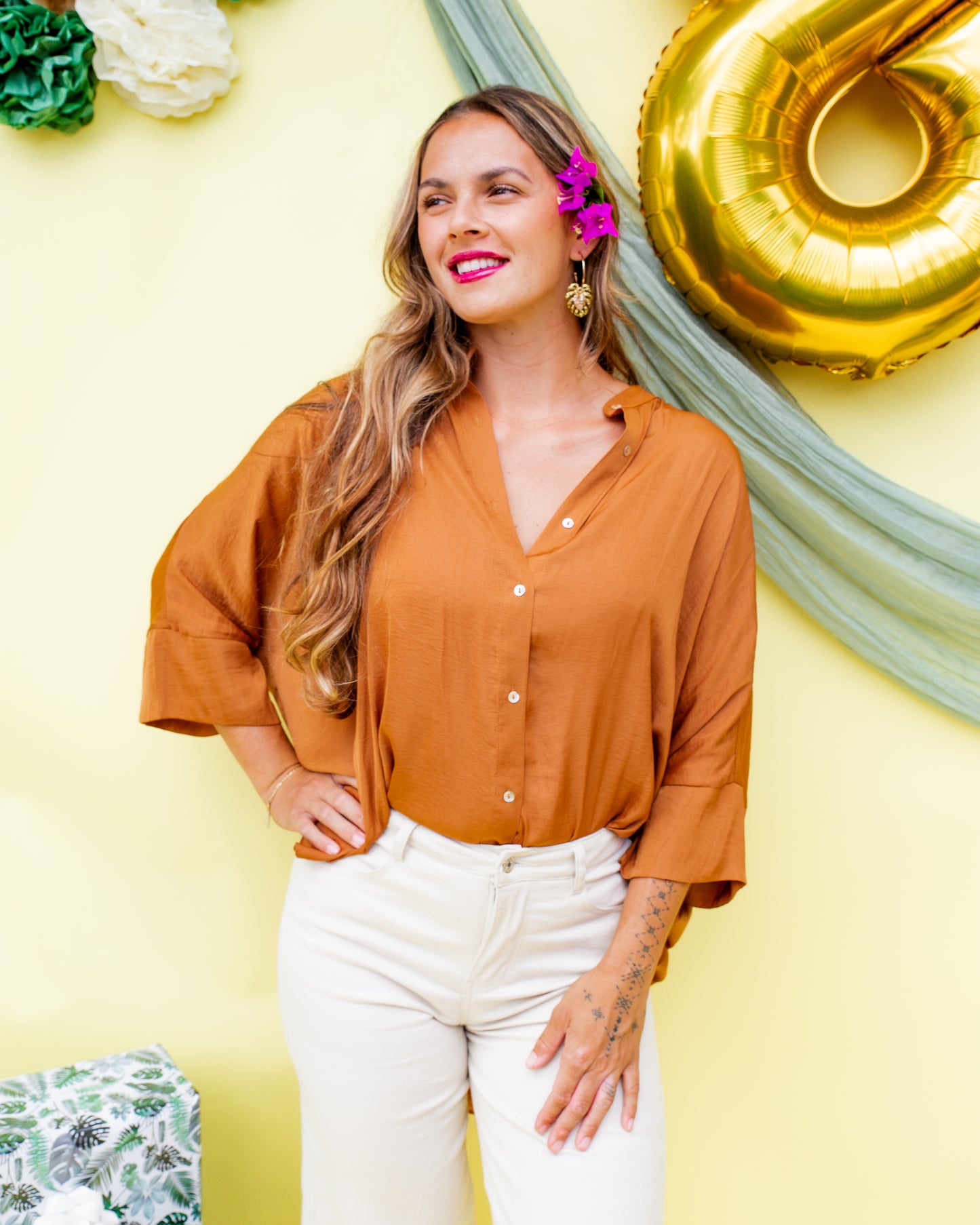 Raelynn Blouse - Copper