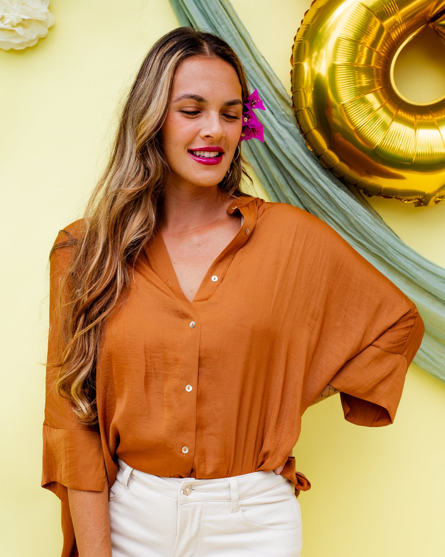 Raelynn Blouse - Copper