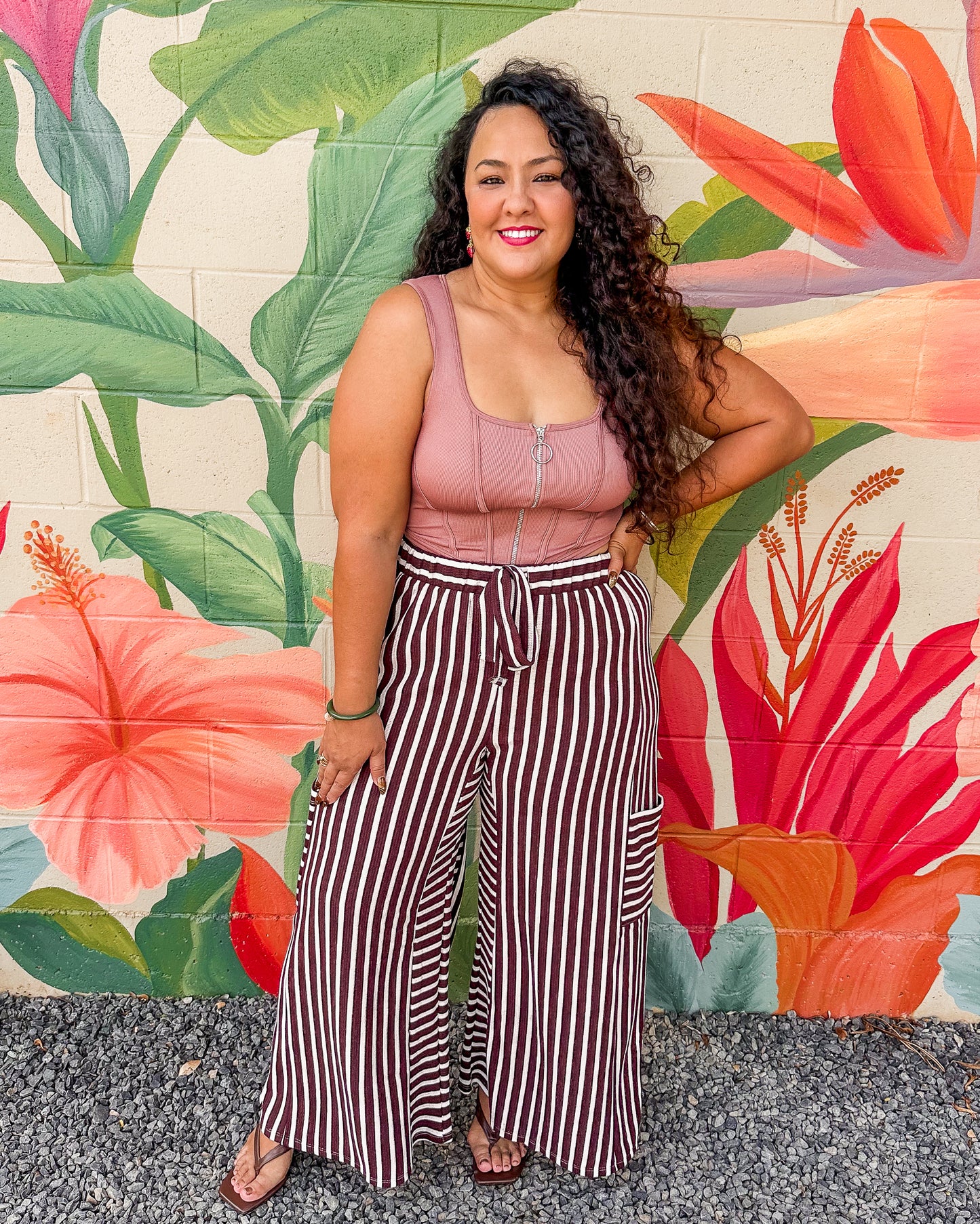 Arlyn Tank - Mocha Mauve
