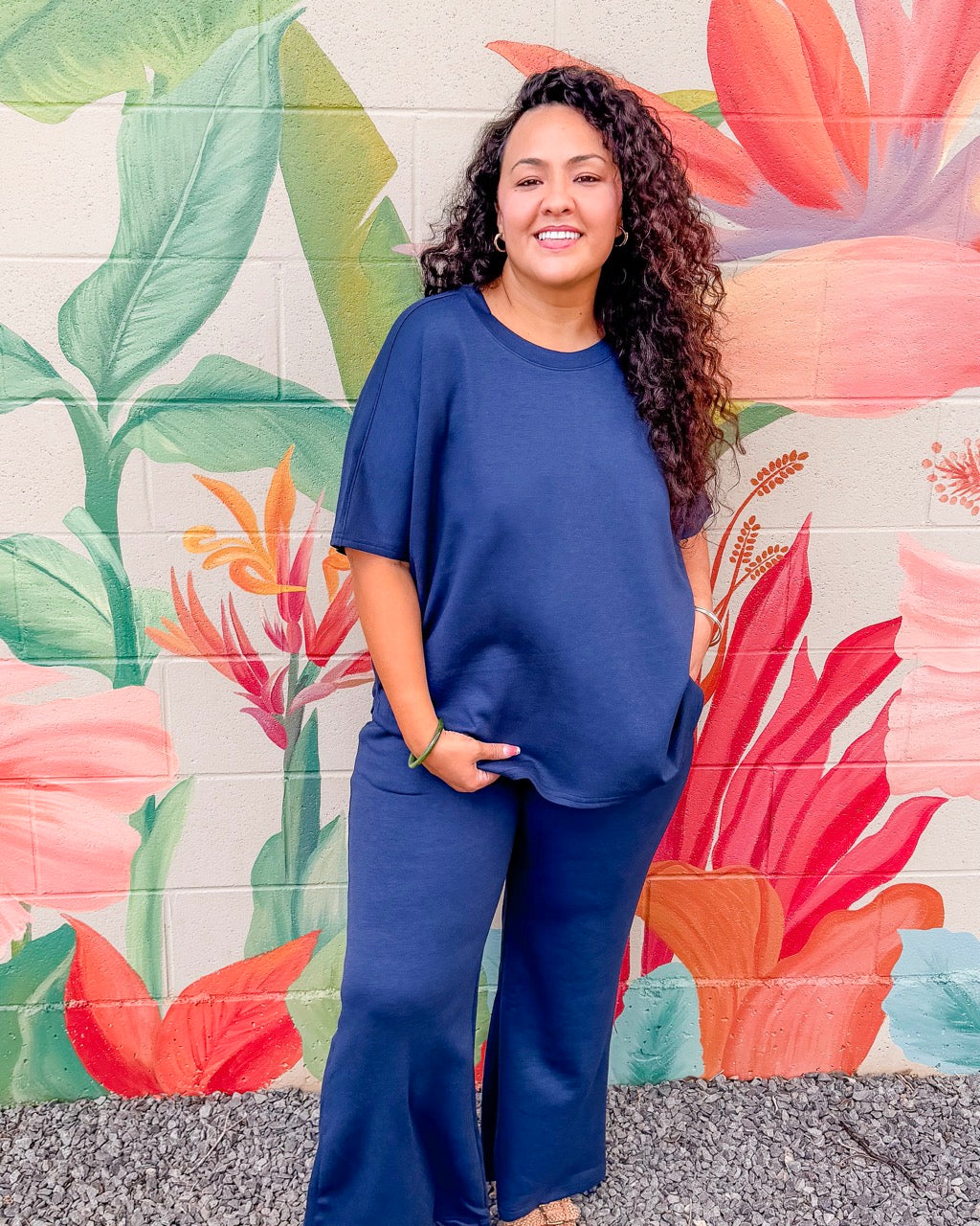 Rosalia Pants - Navy
