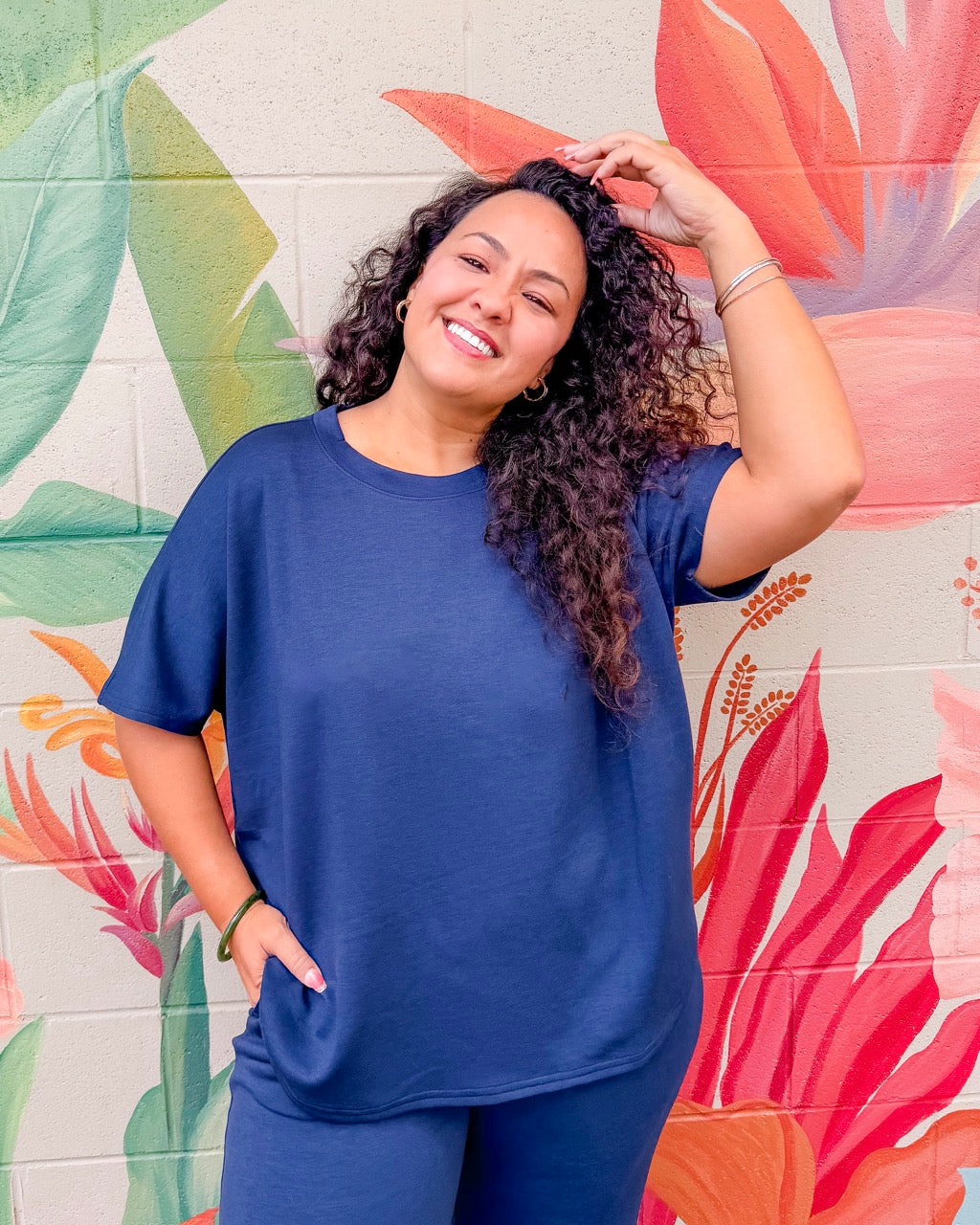 Rosalia Top - Navy