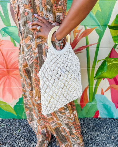 Trini Crochet Bag - Ivory
