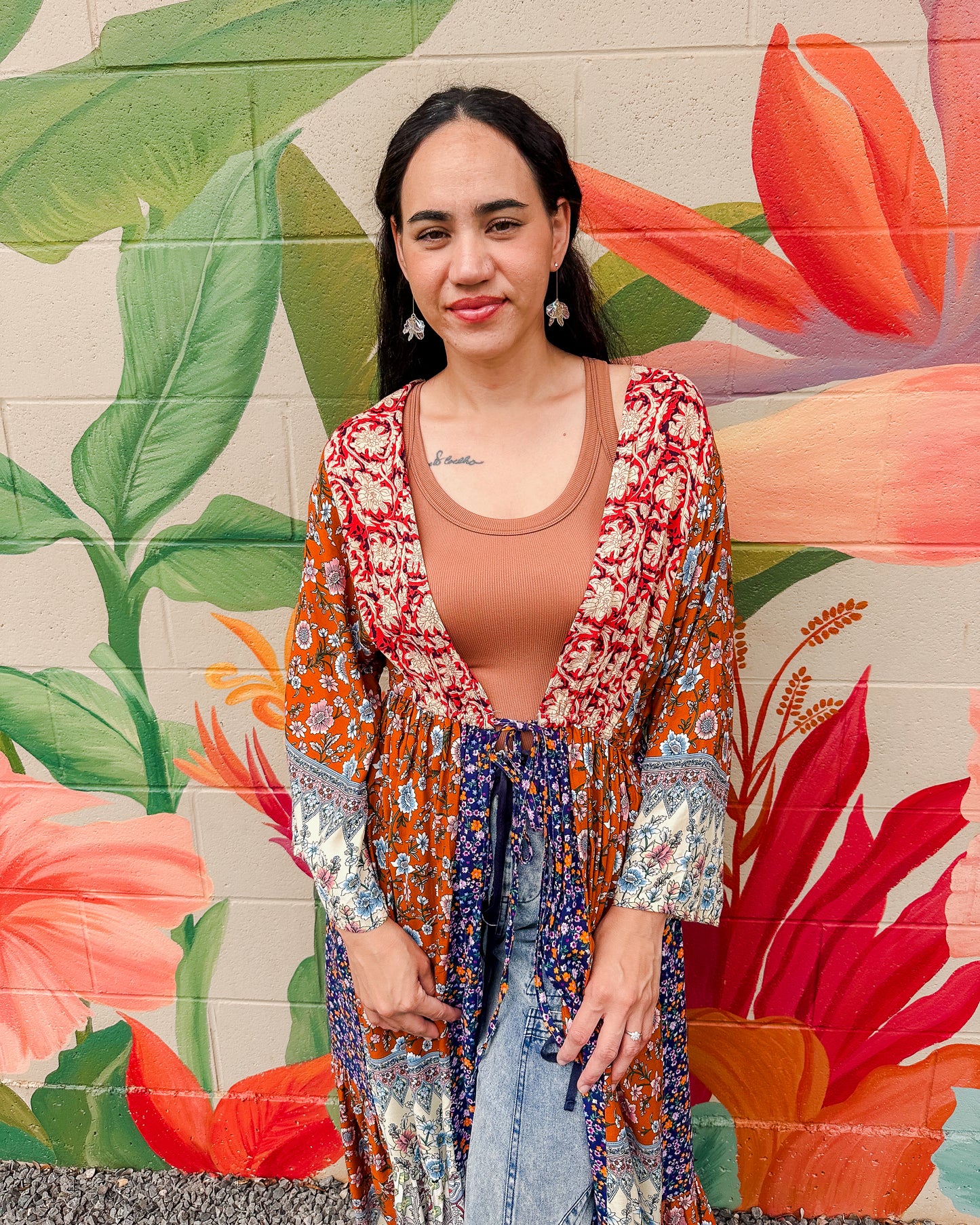 Henrietta Kimono - Navy