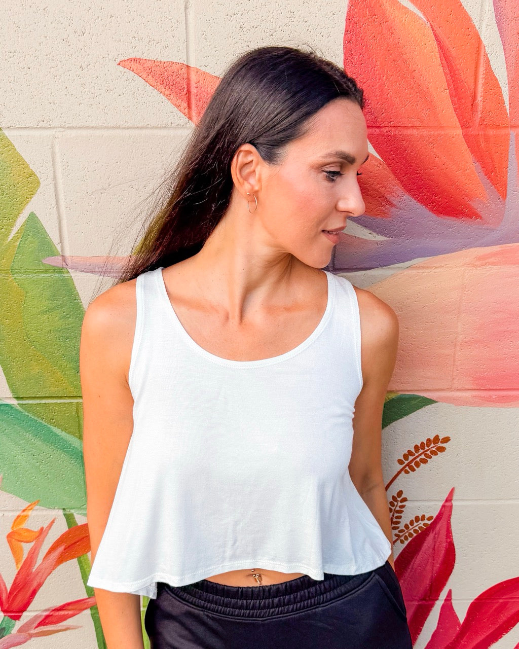 Whitney Tank - White