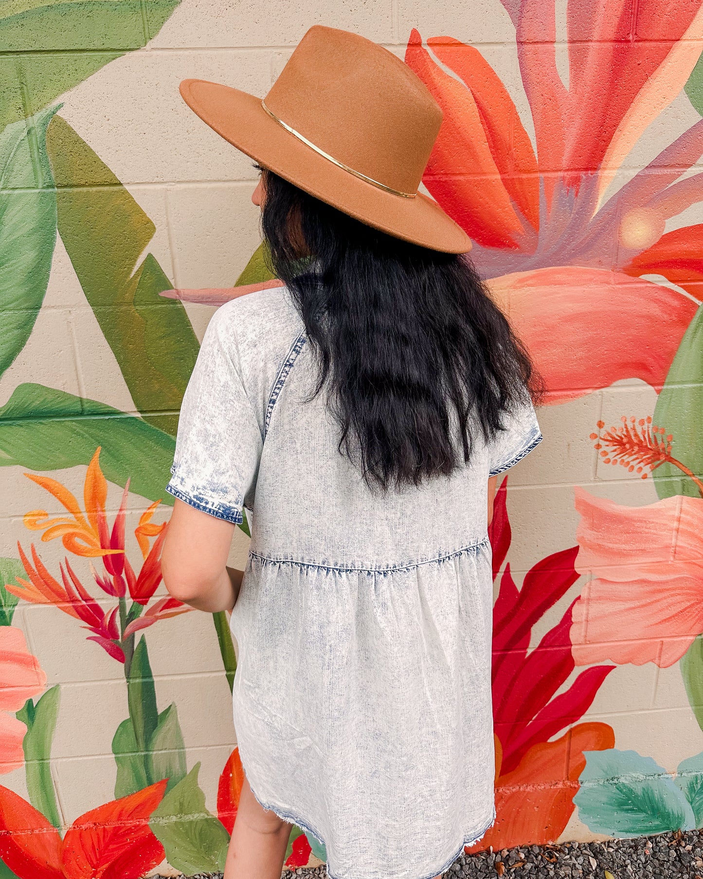Thora Dress - Acid Wash