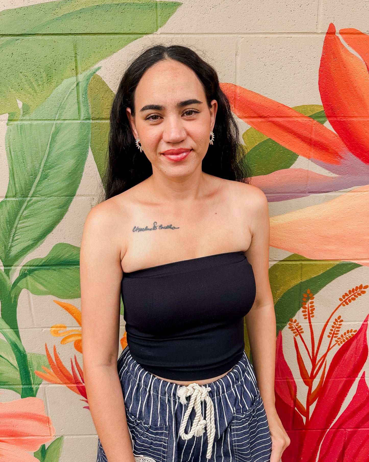 Cowry Tube Top - Black