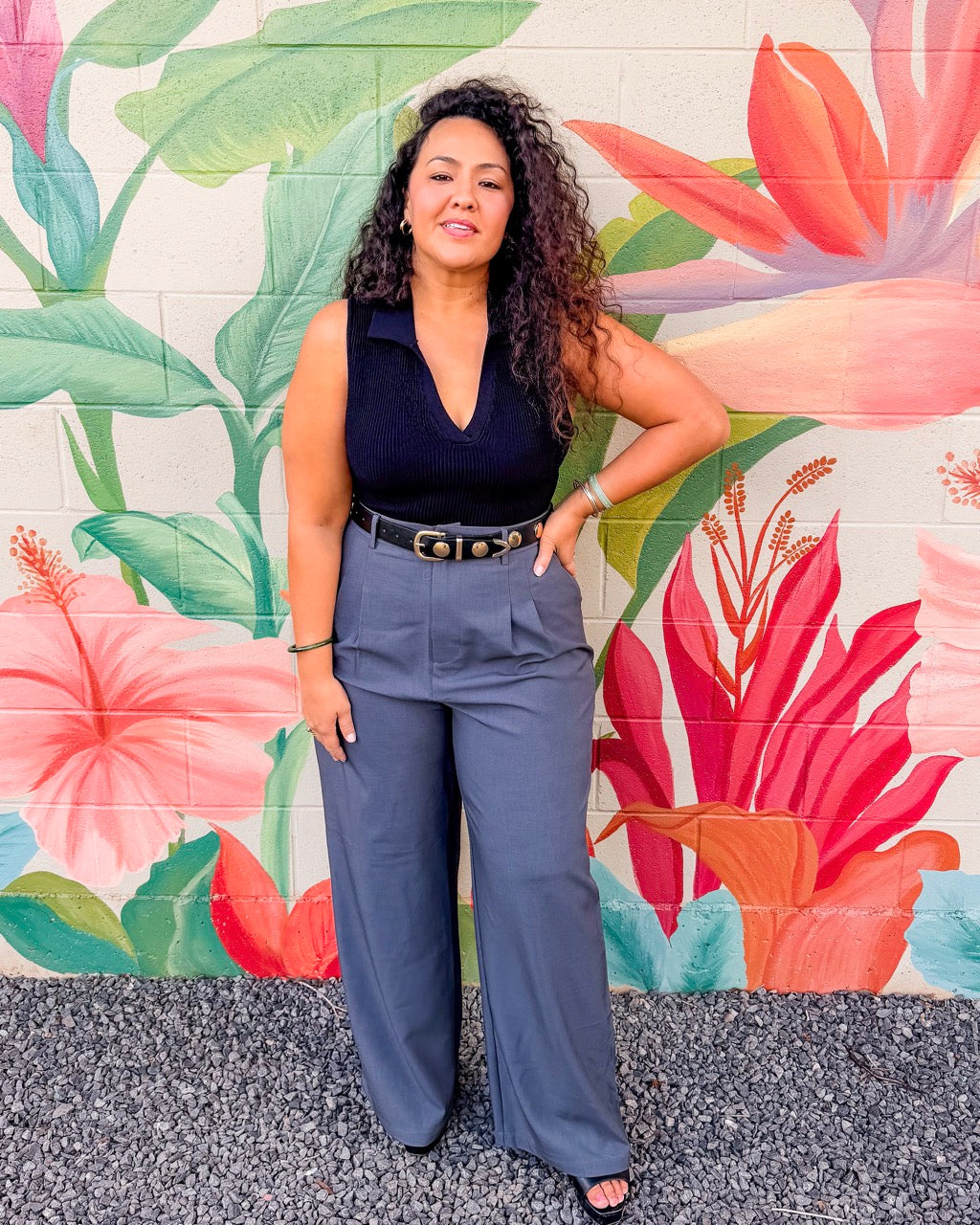 Veronica Trousers - Gray