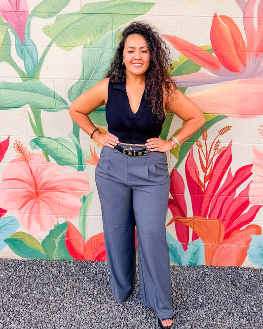 Veronica Trousers - Gray