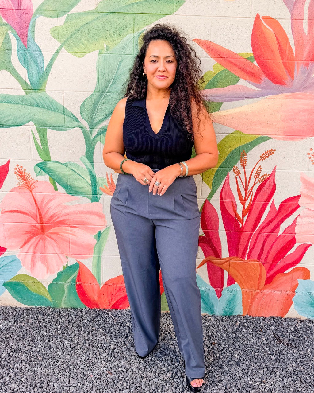 Veronica Trousers - Gray