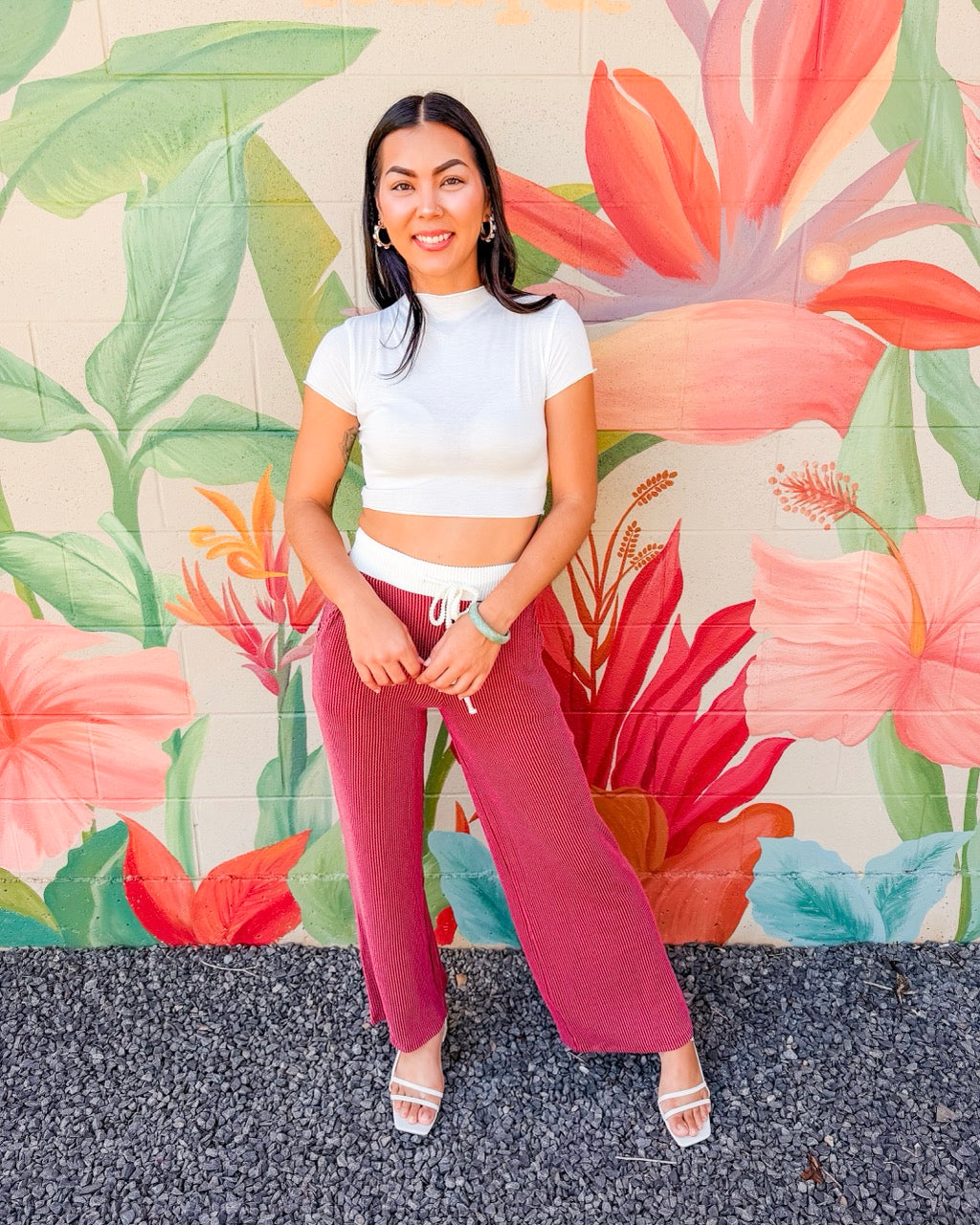 Lima Pants - Burgundy