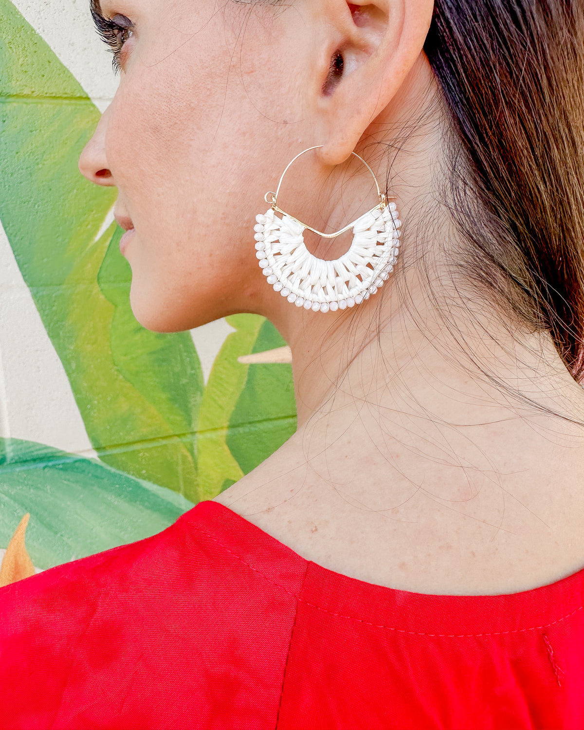 Pack Your Bags Earrings - Ivory