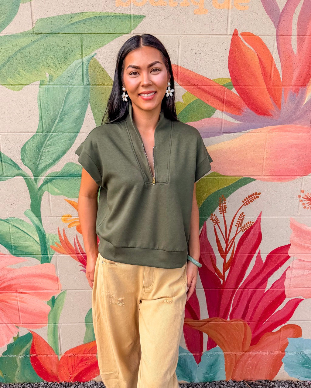 Jayla Top - Olive