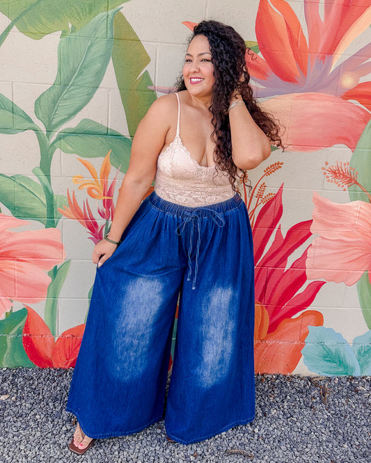 Ollie Rae Pants - Dark Denim