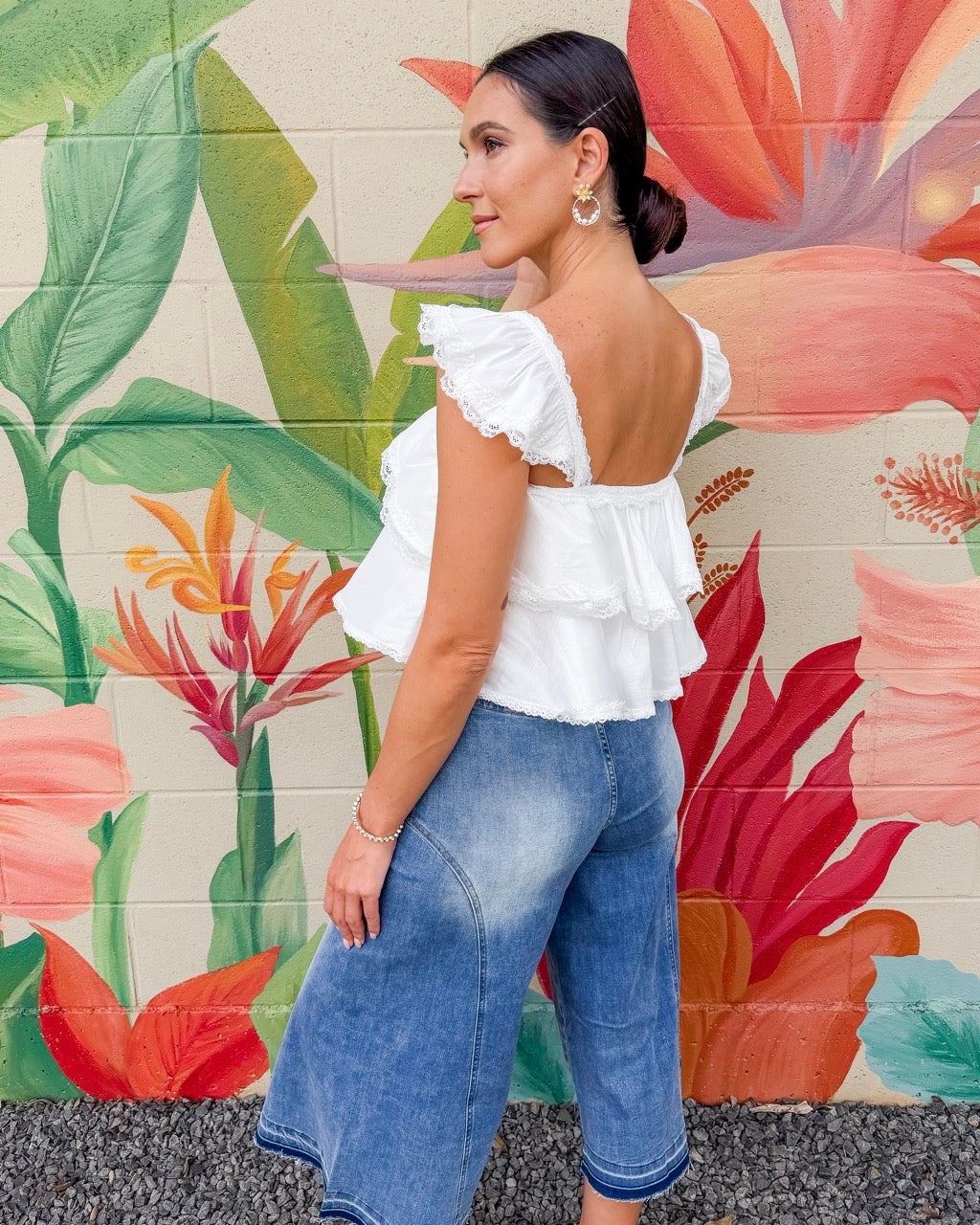 José Denim Culottes