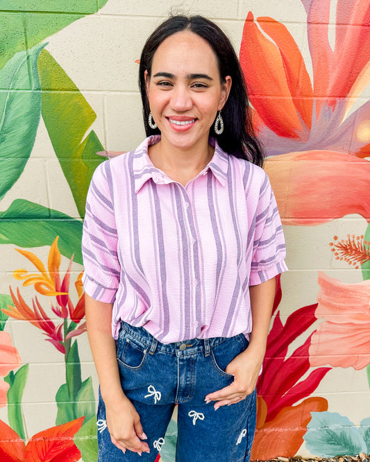 Myrtis Top - Pink