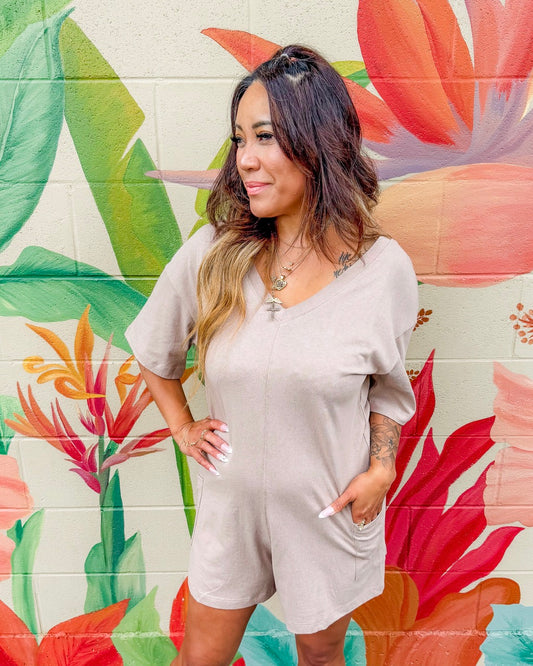 Timothy Romper - Taupe