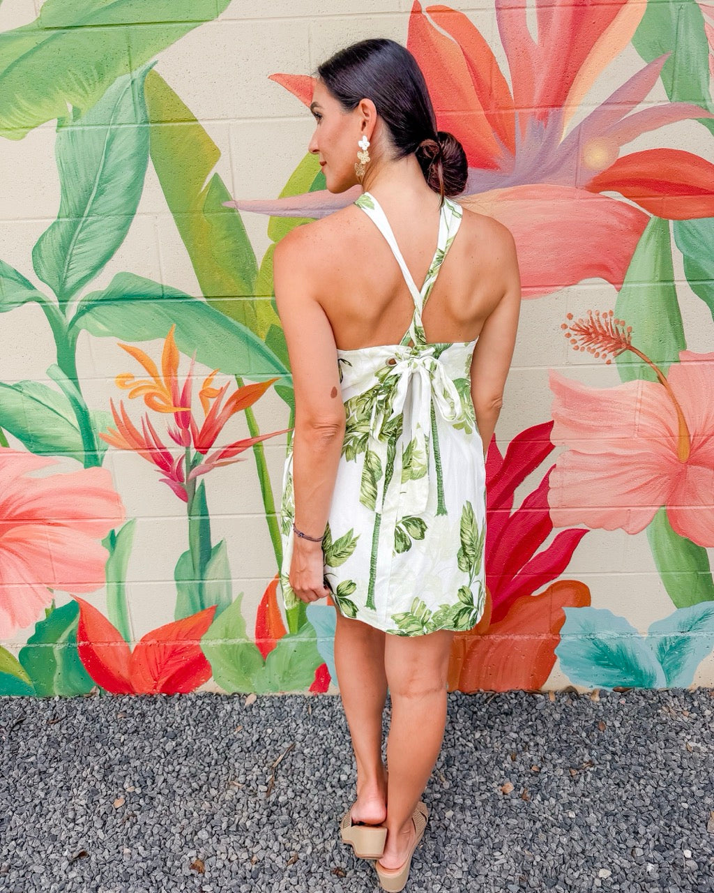 Shirley Palm Dress