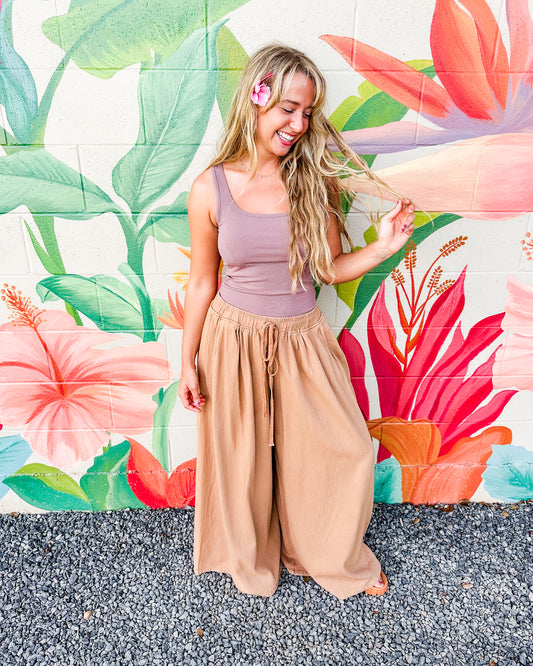 Ollie Rae Pants - Camel