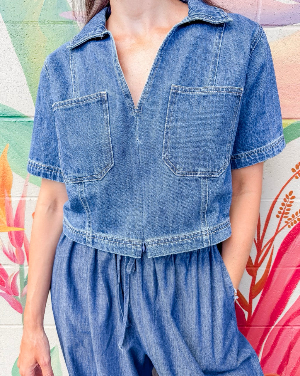 Bert Denim Top