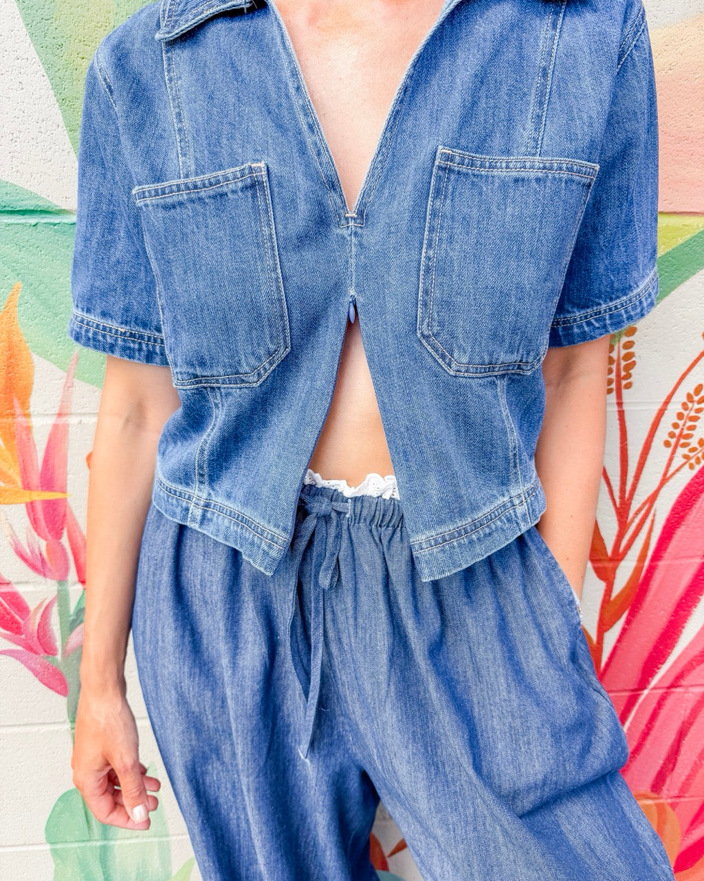 Bert Denim Top