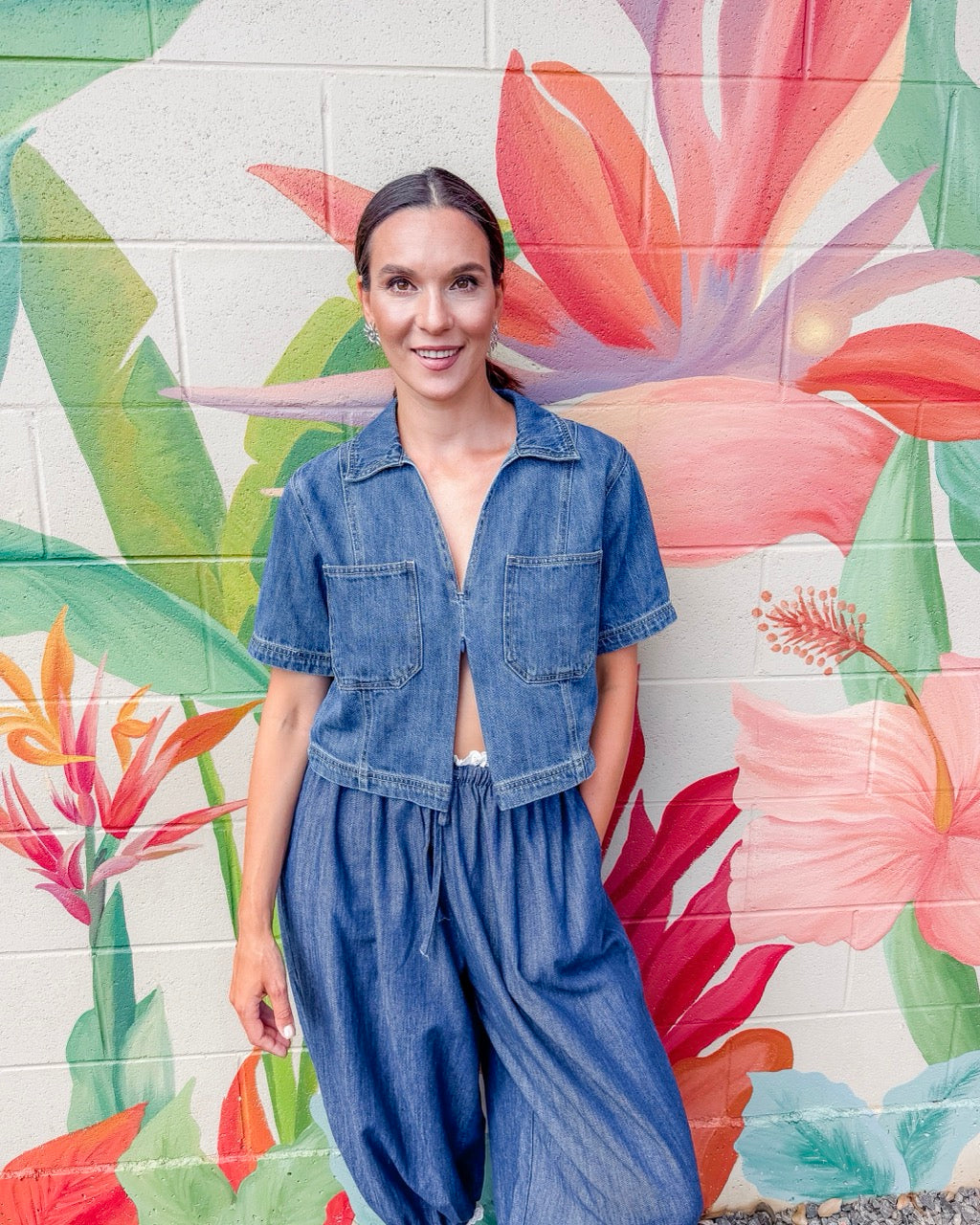 Bert Denim Top