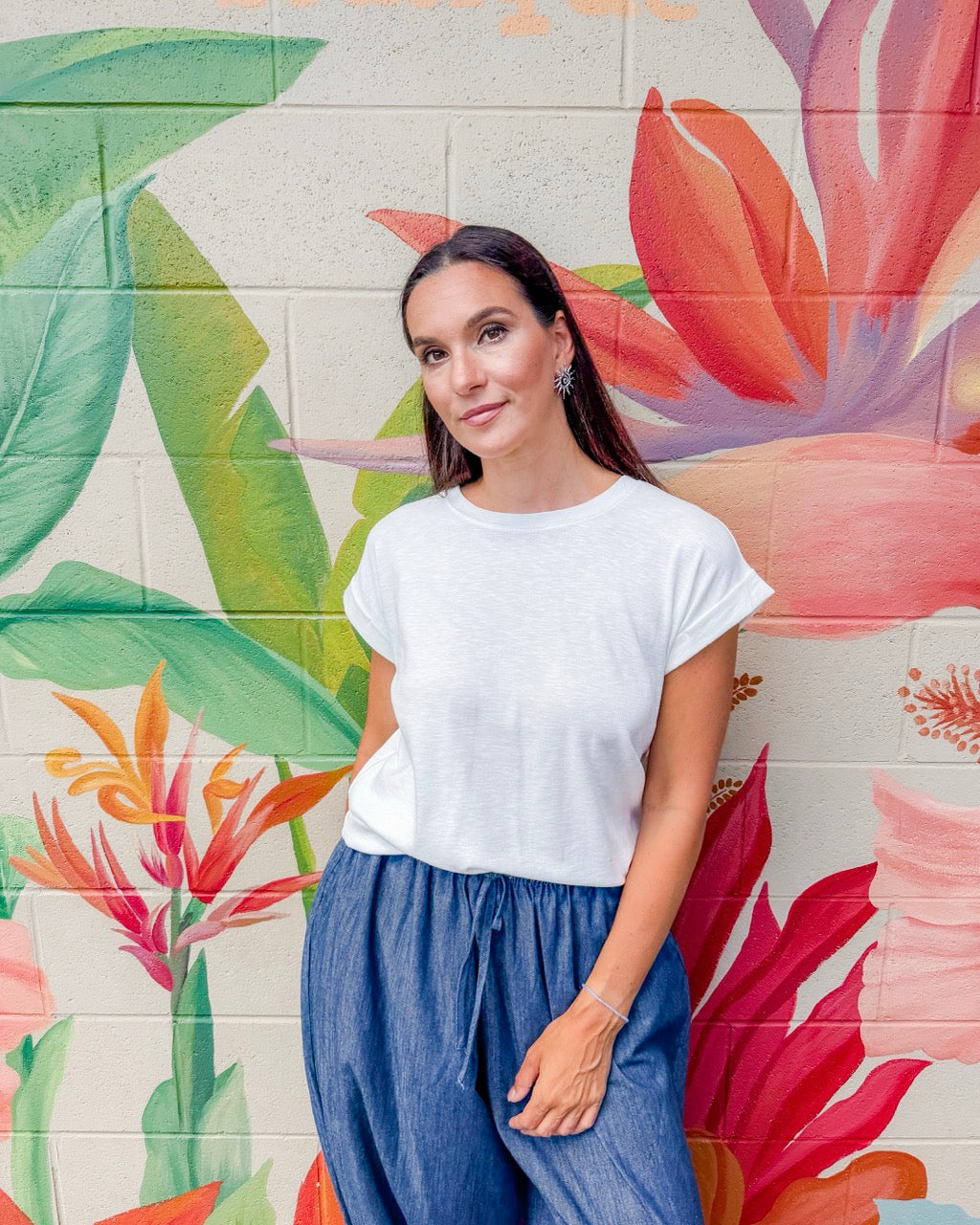 Tristi Basic Tee - Ivory