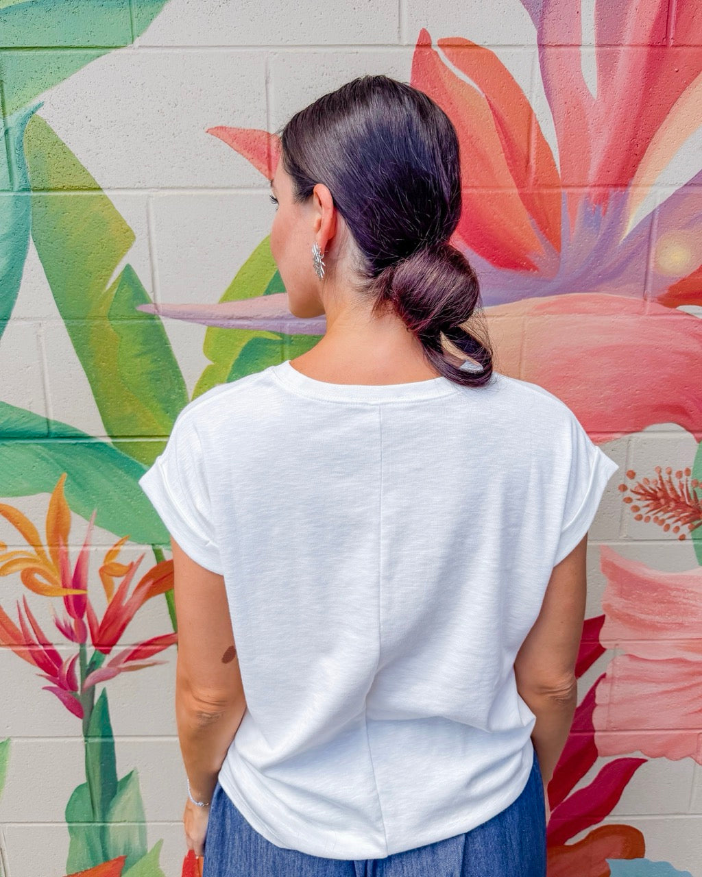 Tristi Basic Tee - Ivory