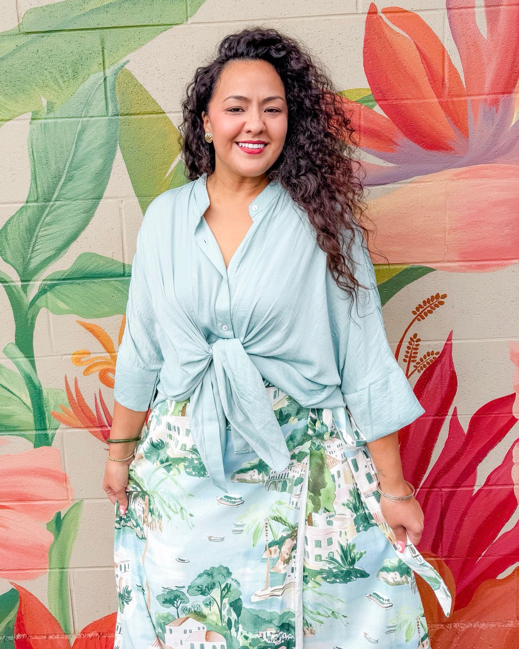 Raelynn Blouse - Mint