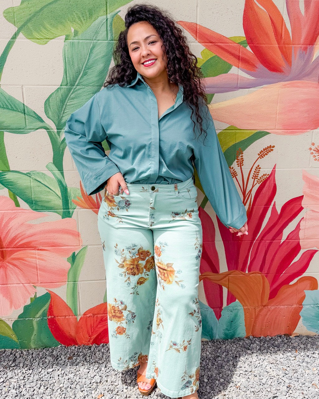 Samuel Pants - Dusty Mint