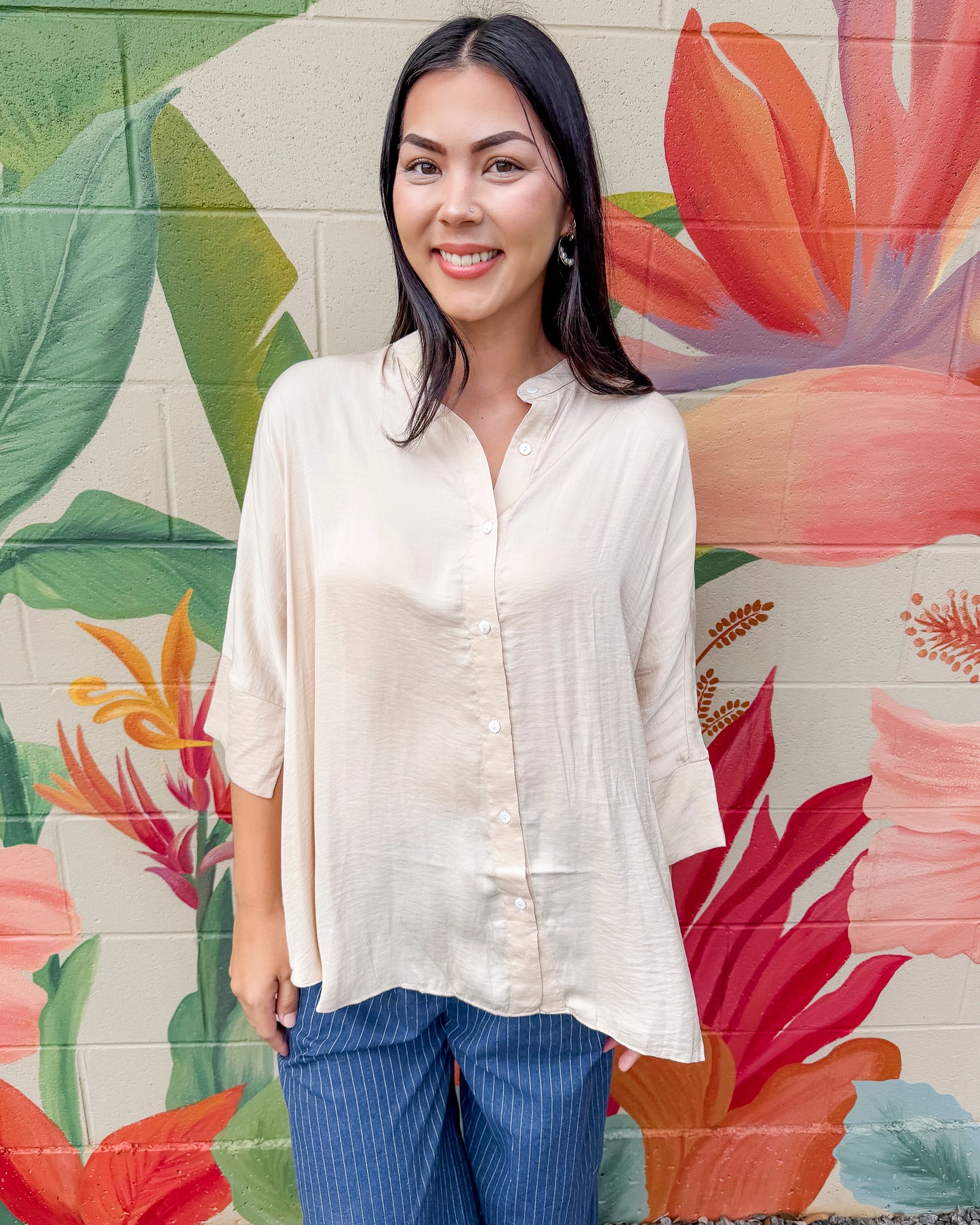Raelynn Blouse - Champagne