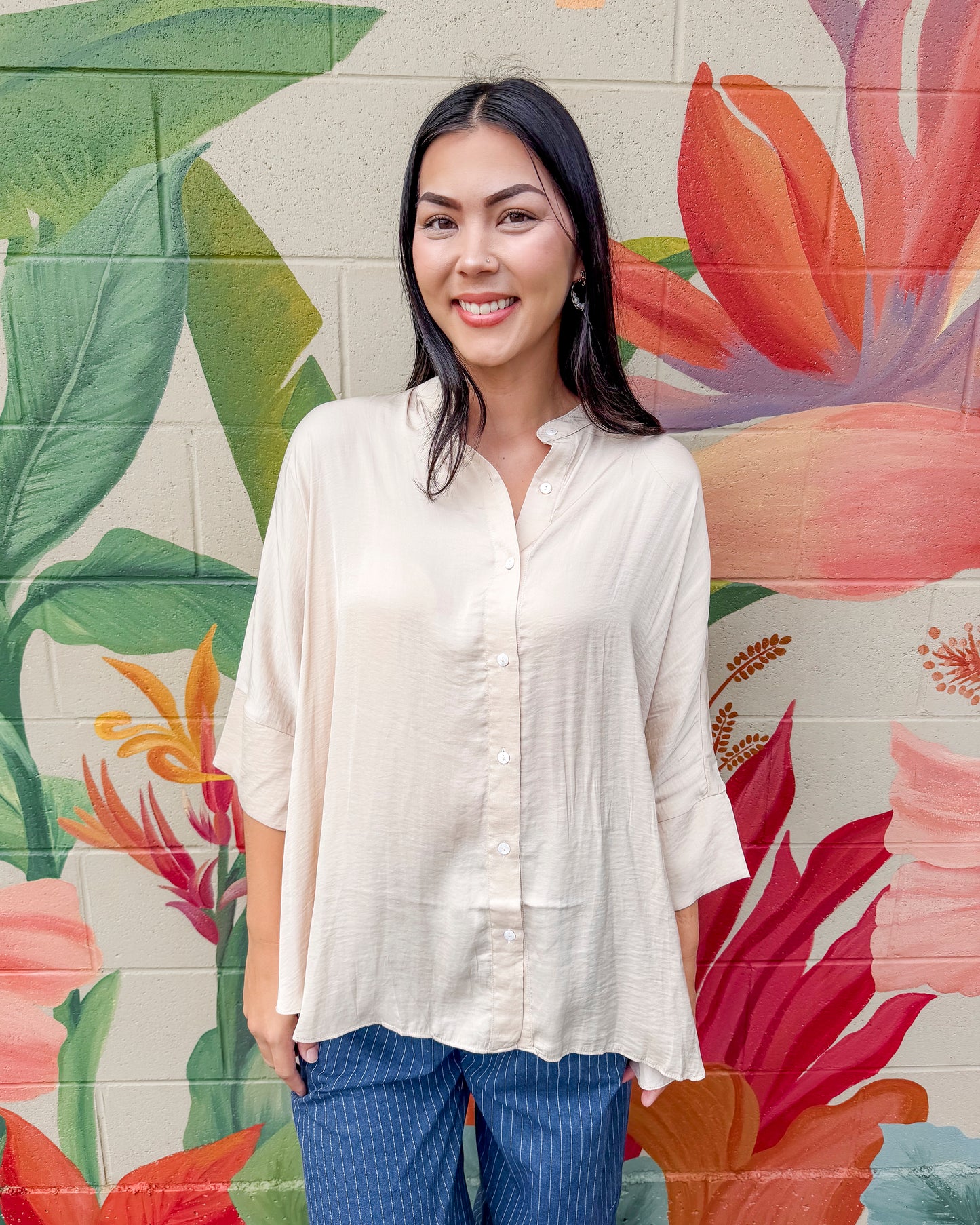 Raelynn Blouse - Champagne