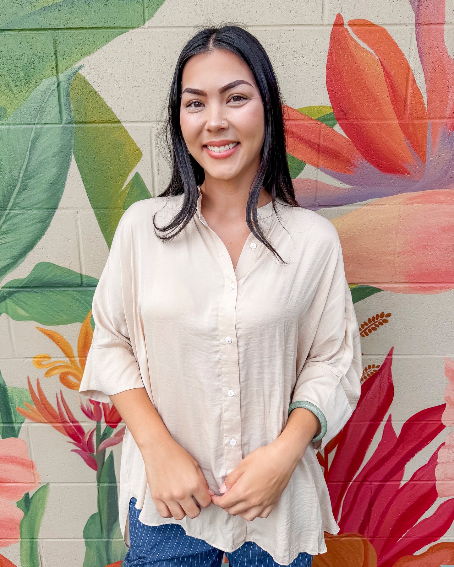 Raelynn Blouse - Champagne