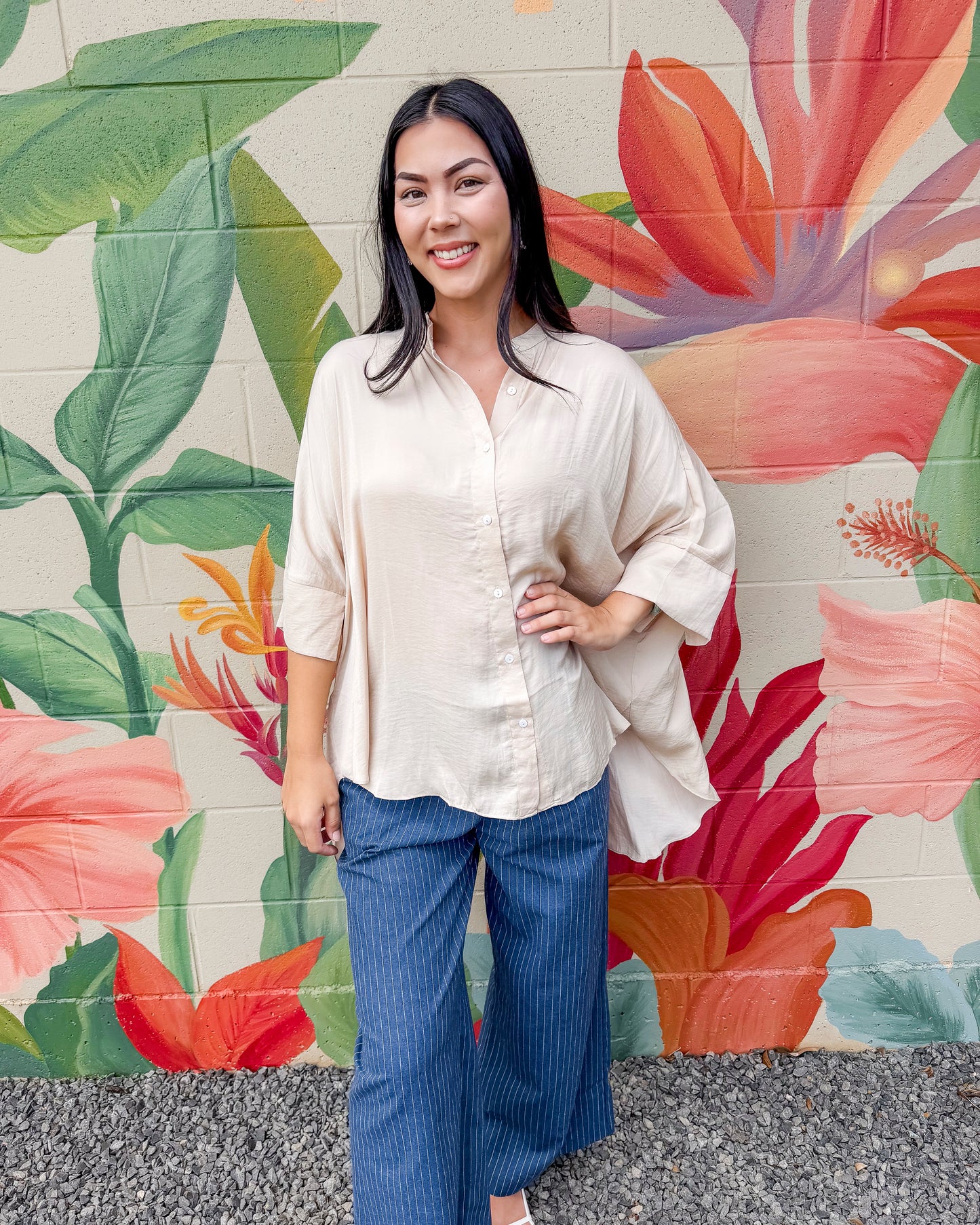 Raelynn Blouse - Champagne