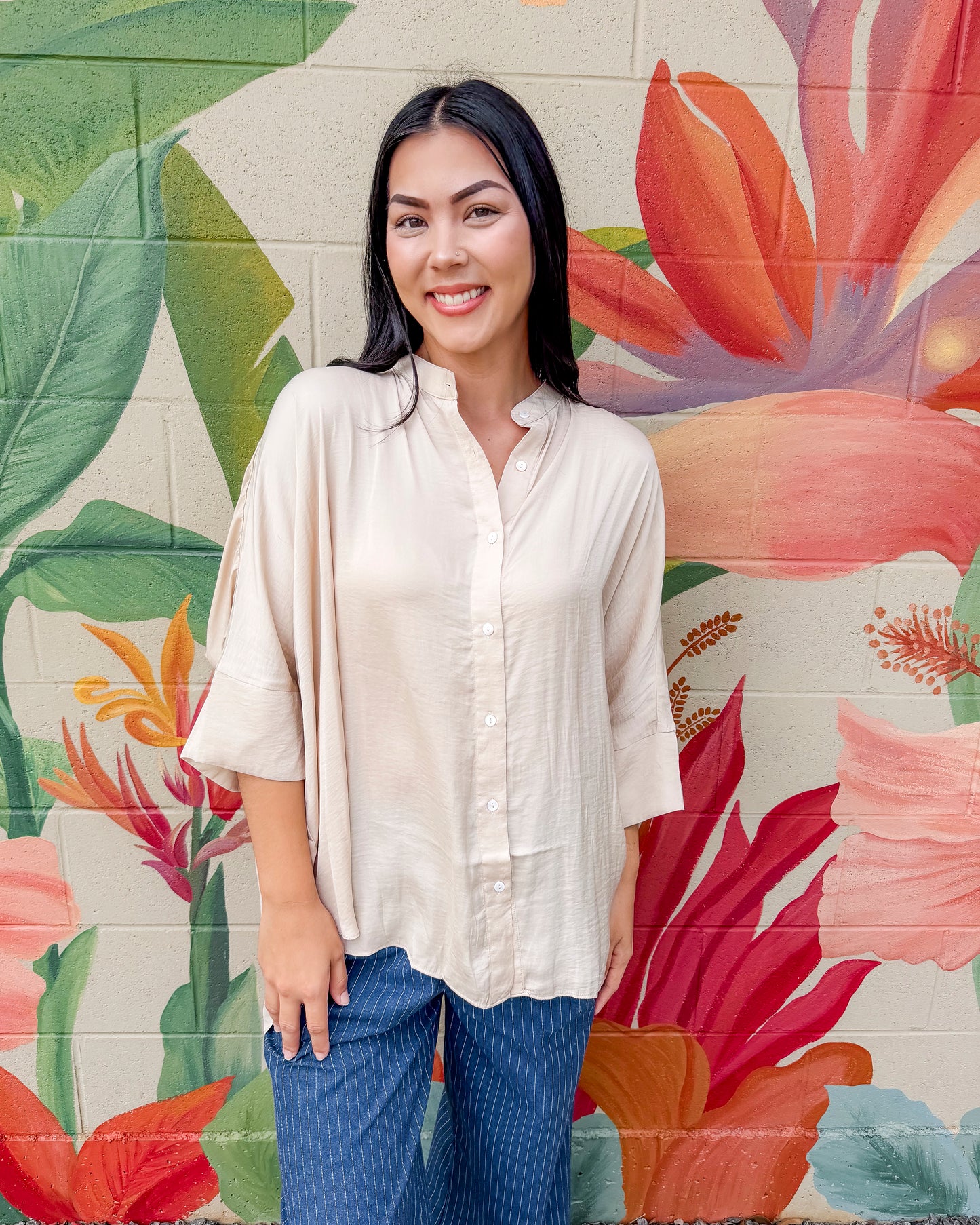 Raelynn Blouse - Champagne