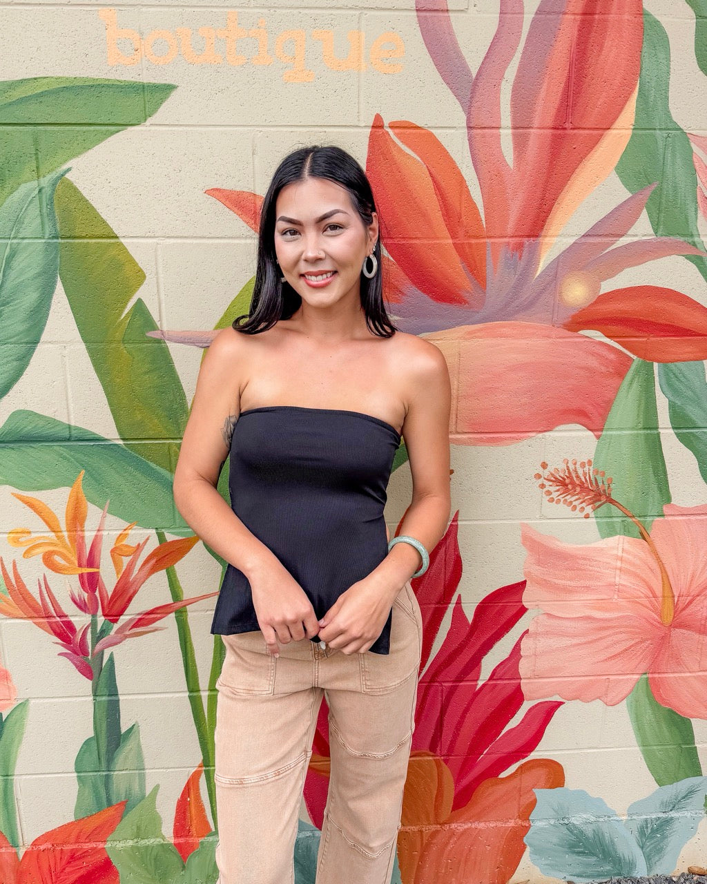 Melanie Tube Top - Black