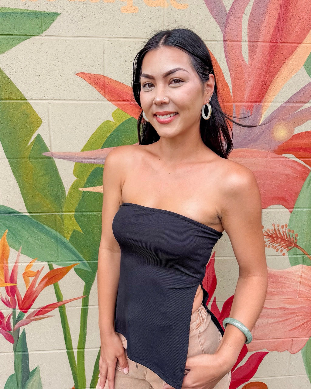 Melanie Tube Top - Black