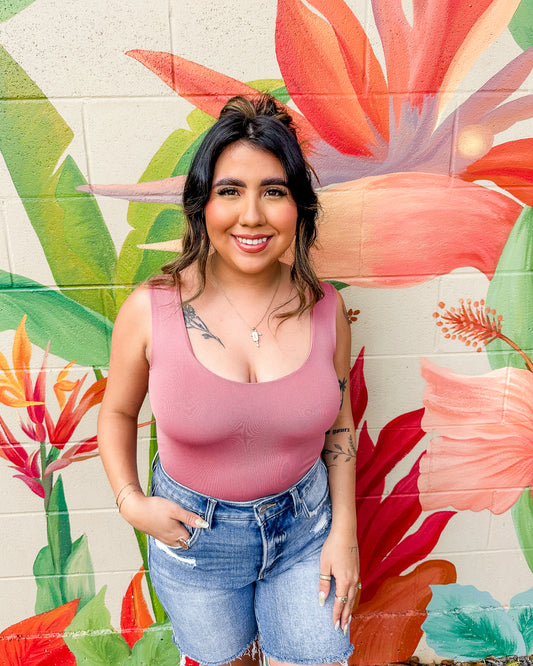 Bunny Tank -Rose