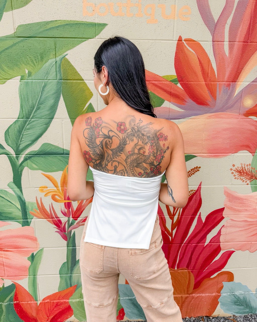 Melanie Tube Top - White
