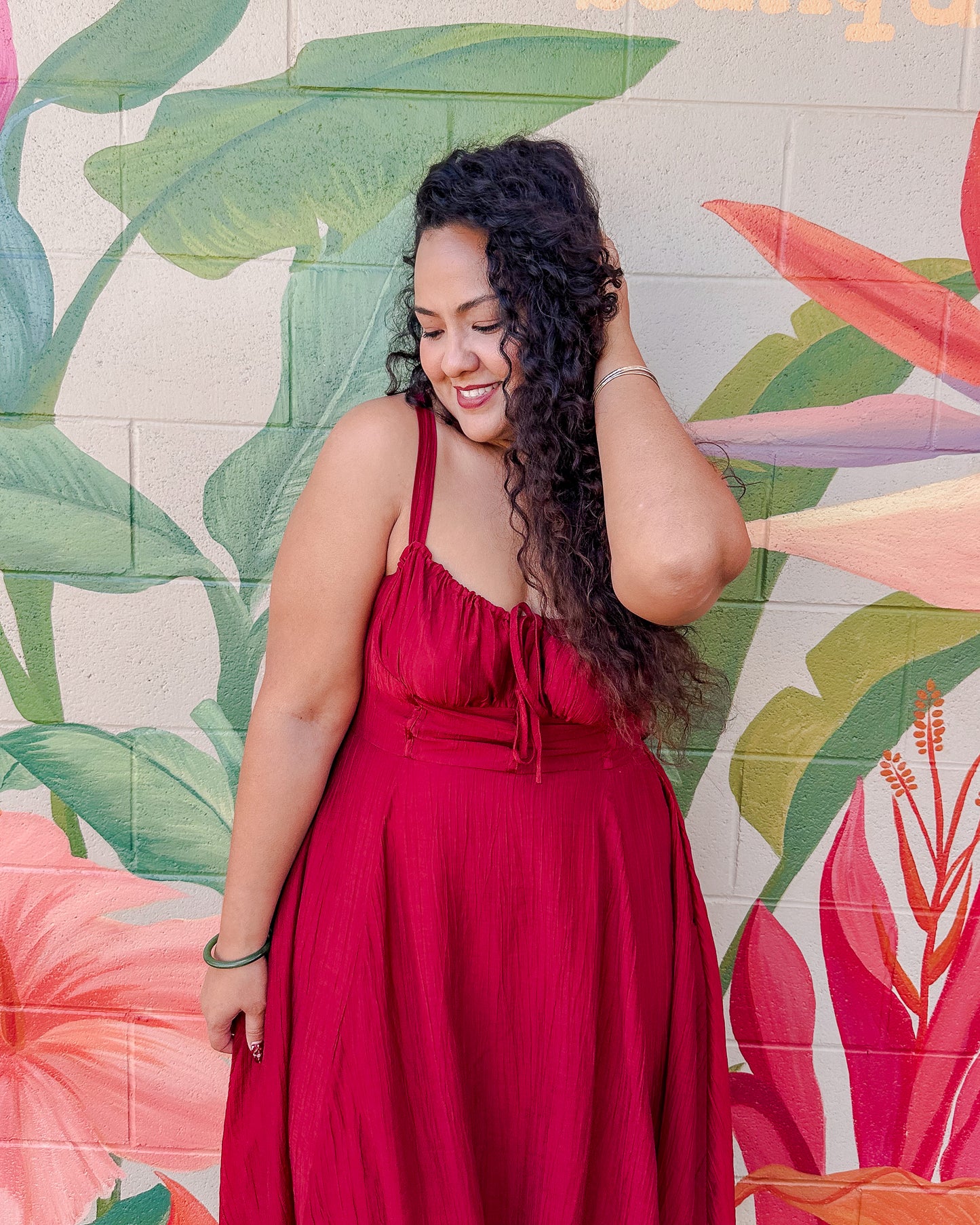 Belle Dress - Merlot