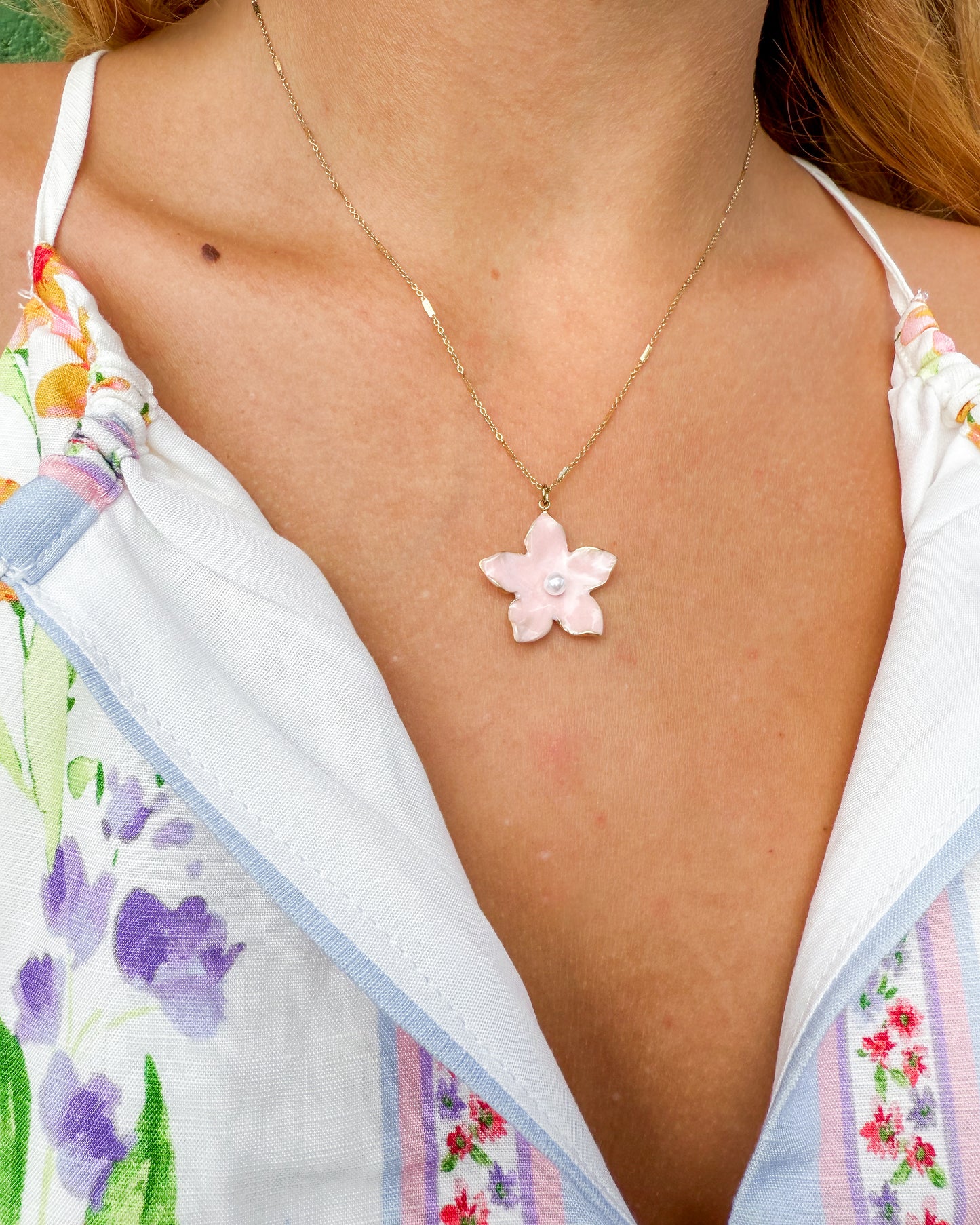 She’s Blooming Necklace - Pink