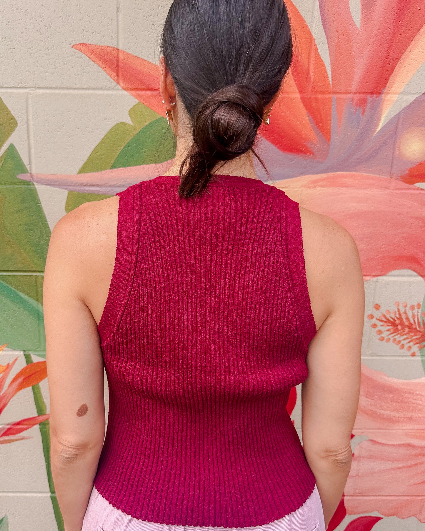 Everly Top - Cabernet