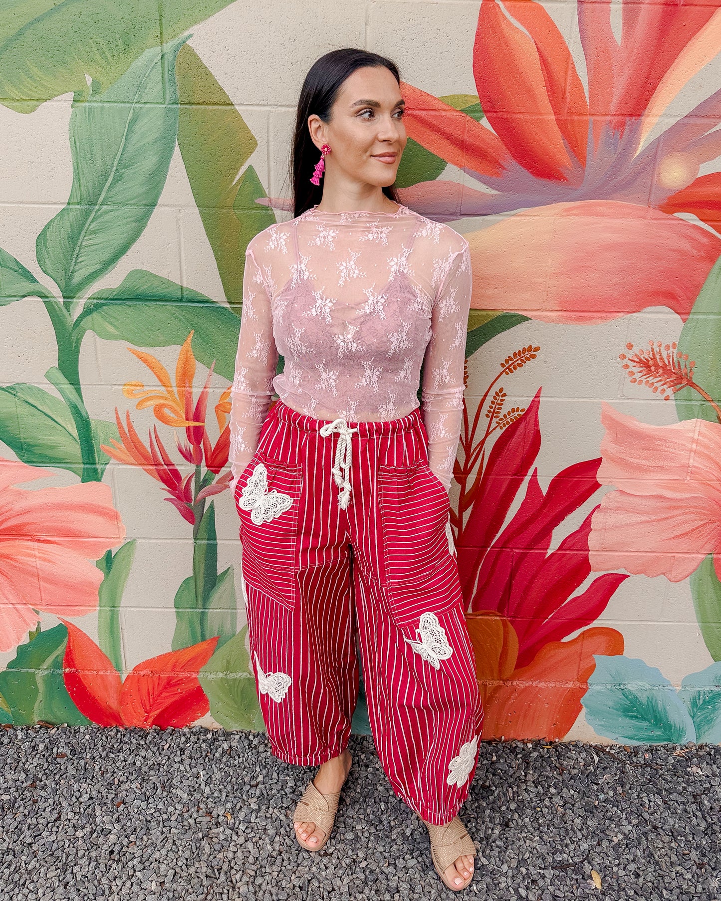 Tiramisu Pants - Red